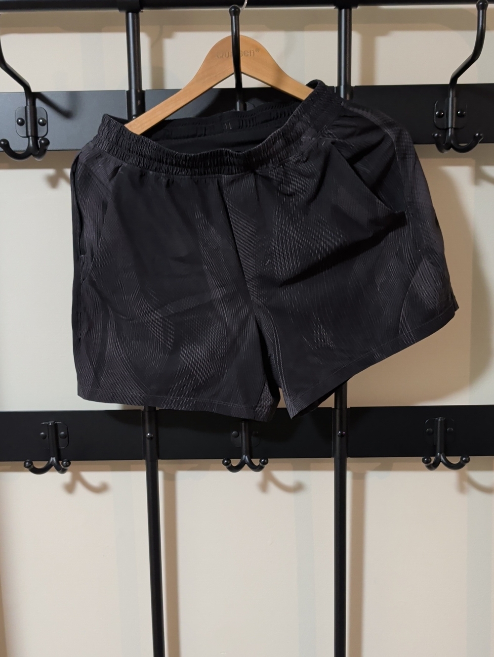 lululemon athletica Black Men's Lined Athletic Shorts